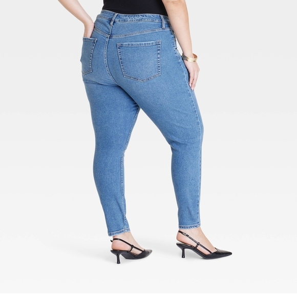 Womens Skinny Jeans Size 26 Medium Wash #341 - Picture 6 of 9